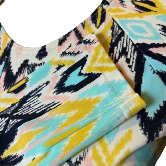 Billabong 'Totally '80s' Long Sleeve Rashguard Women's Black Green Yellow  Large - Picture 3 of 9